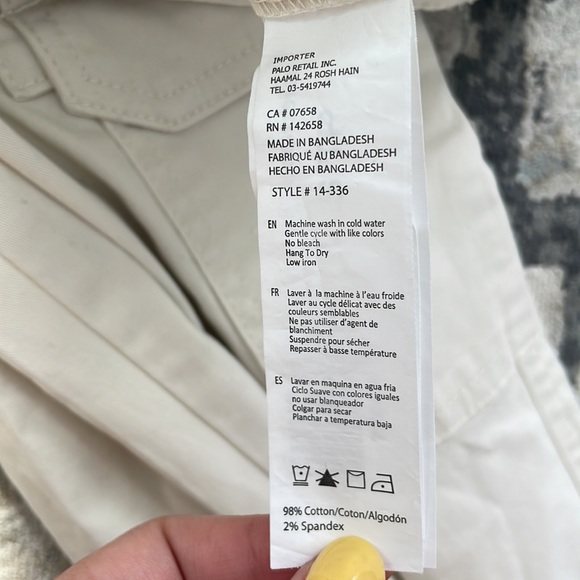 Urban Planet - Refuge Cream Coloured Cargo Pants size XS - Picture 5 of 5